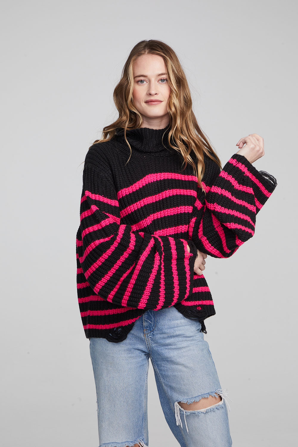 Aimee Melrose Stripe Pullover WOMENS chaserbrand