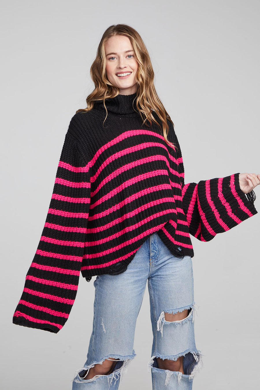 Aimee Melrose Stripe Pullover WOMENS chaserbrand