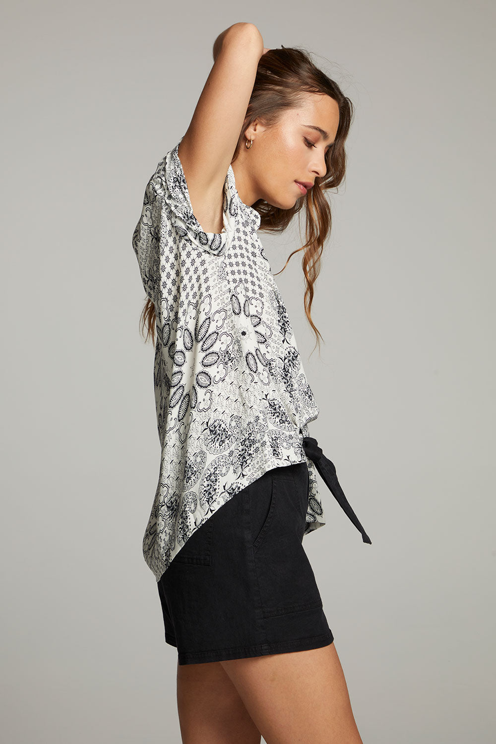 Rhythmm Paisley Bandana Button Down WOMENS chaserbrand