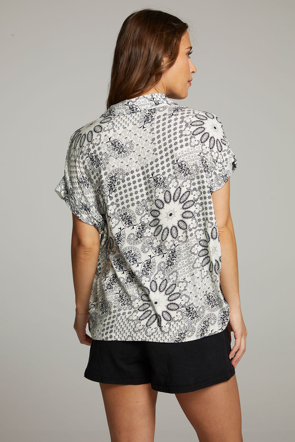 Rhythmm Paisley Bandana Button Down WOMENS chaserbrand