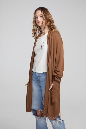 Eve Deep Taupe Sweater WOMENS chaserbrand
