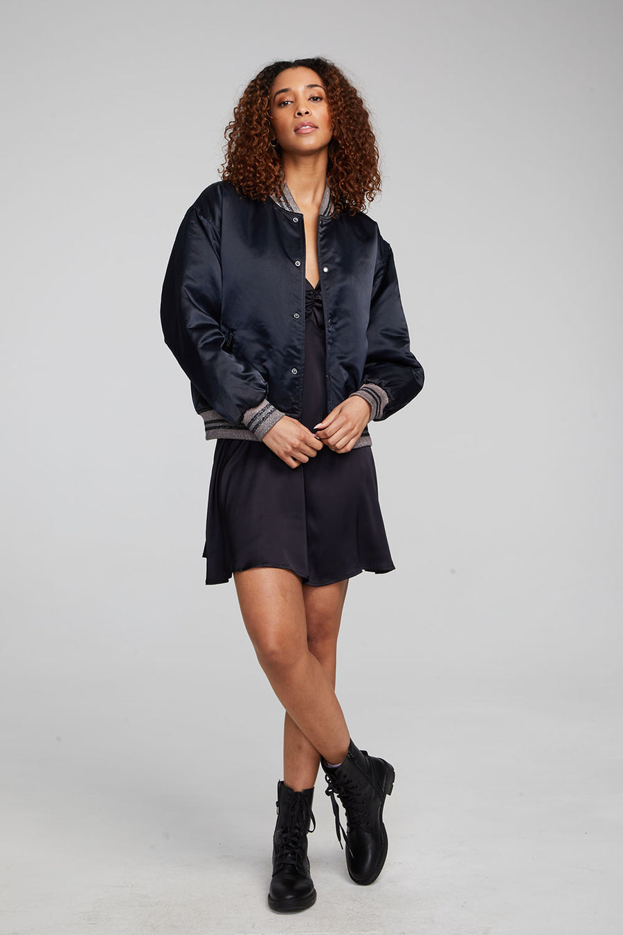 Boulevard Shadow Black Bomber WOMENS chaserbrand
