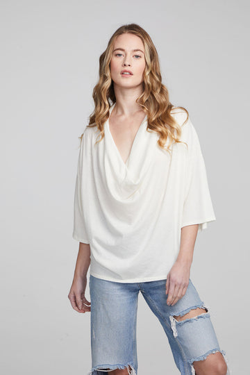 Yoko Bright White Tee WOMENS chaserbrand