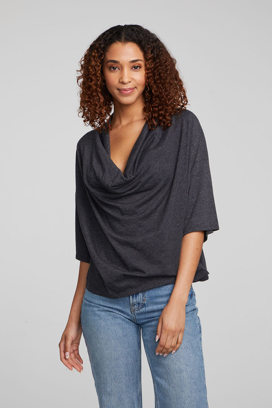 Yoko Shadow Black Tee WOMENS chaserbrand