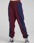 Yale Wine Red and Indigo Jogger WOMENS chaserbrand
