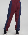Yale Wine Red and Indigo Jogger WOMENS chaserbrand
