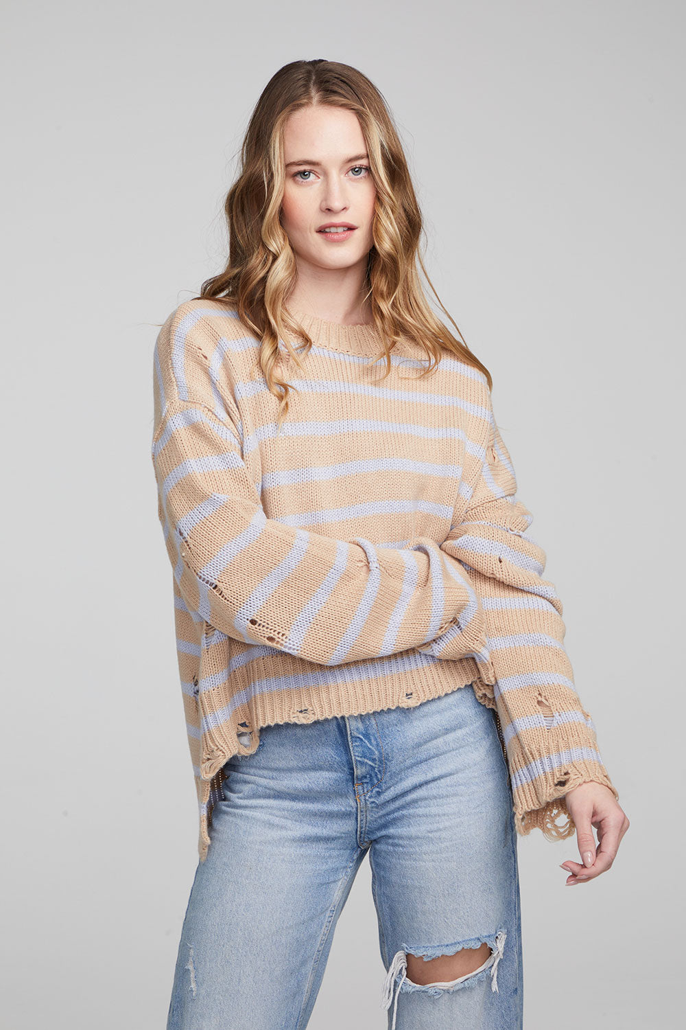 Jax Fairfax Stripe Pullover WOMENS chaserbrand