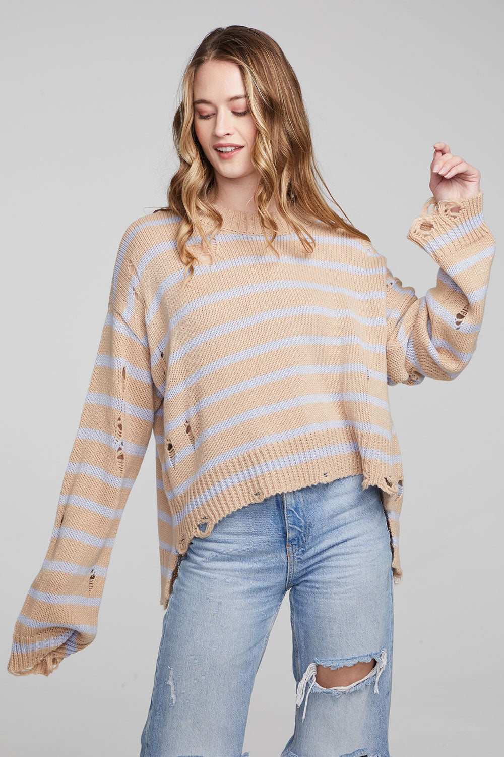 Jax Fairfax Stripe Pullover WOMENS chaserbrand