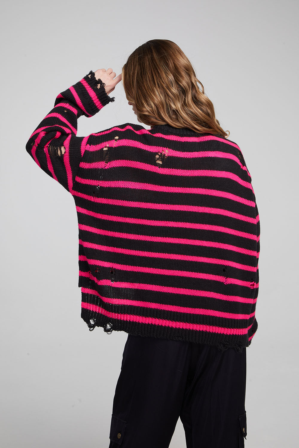 Jax Melrose Stripe Pullover WOMENS chaserbrand