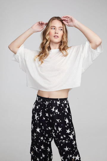 Shine Bright White Tee WOMENS chaserbrand