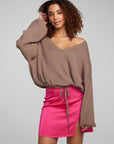 Diamond Deep Taupe Long Sleeve WOMENS chaserbrand