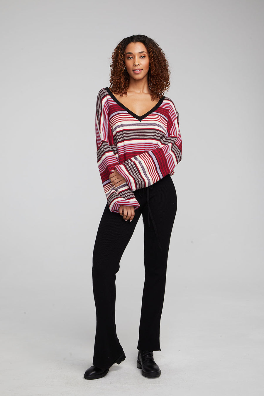 Diamond Roxy Stripe Long Sleeve WOMENS chaserbrand