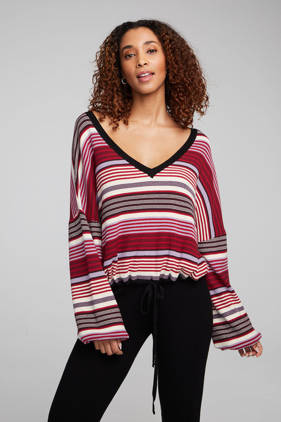 Diamond Roxy Stripe Long Sleeve WOMENS chaserbrand