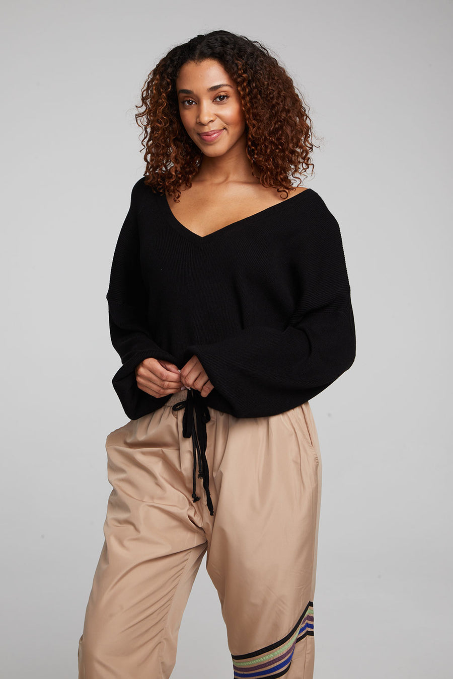 Diamond Shadow Black  Long Sleeve WOMENS chaserbrand