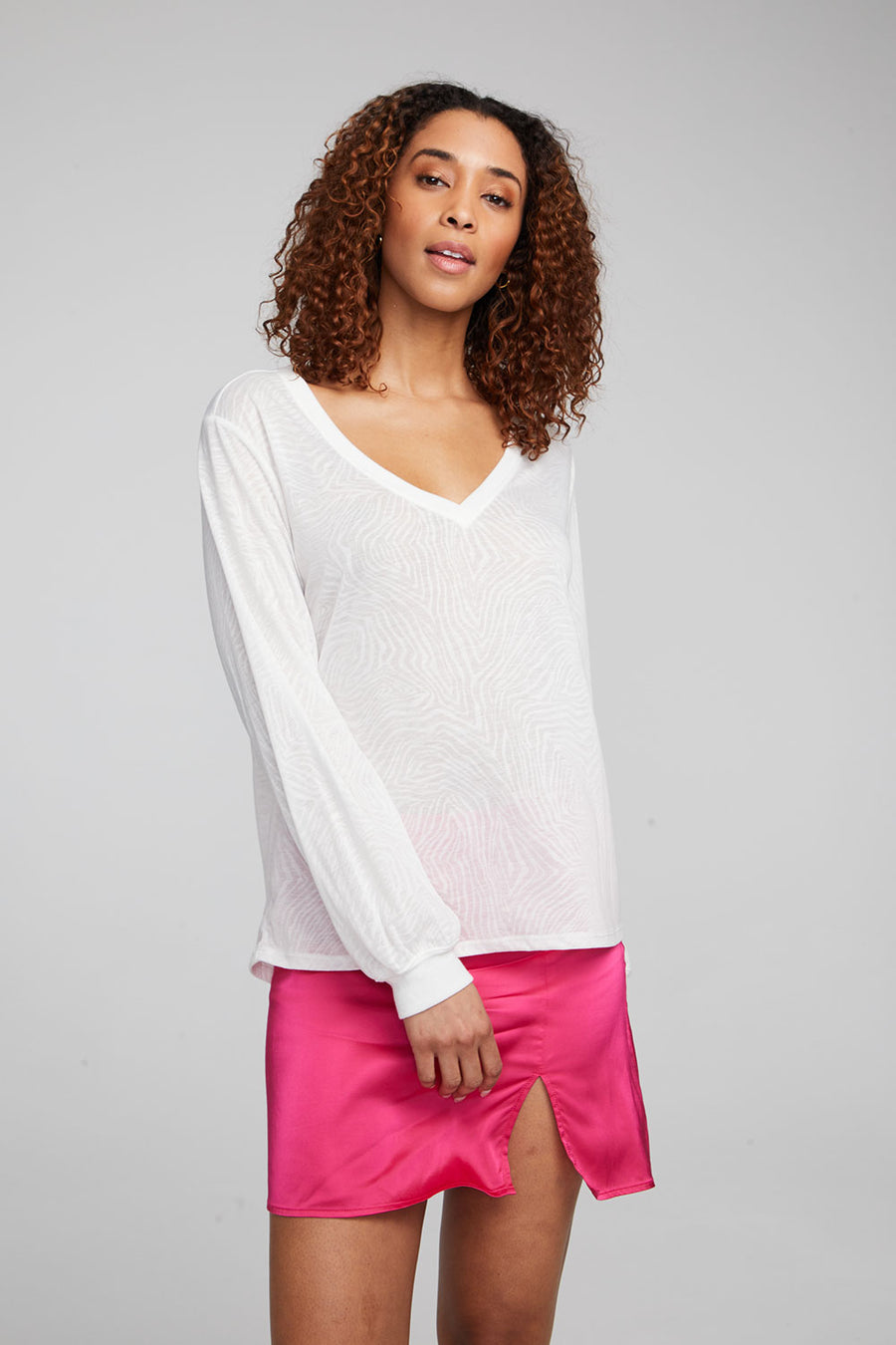 Kara Bright White Long Sleeve WOMENS chaserbrand