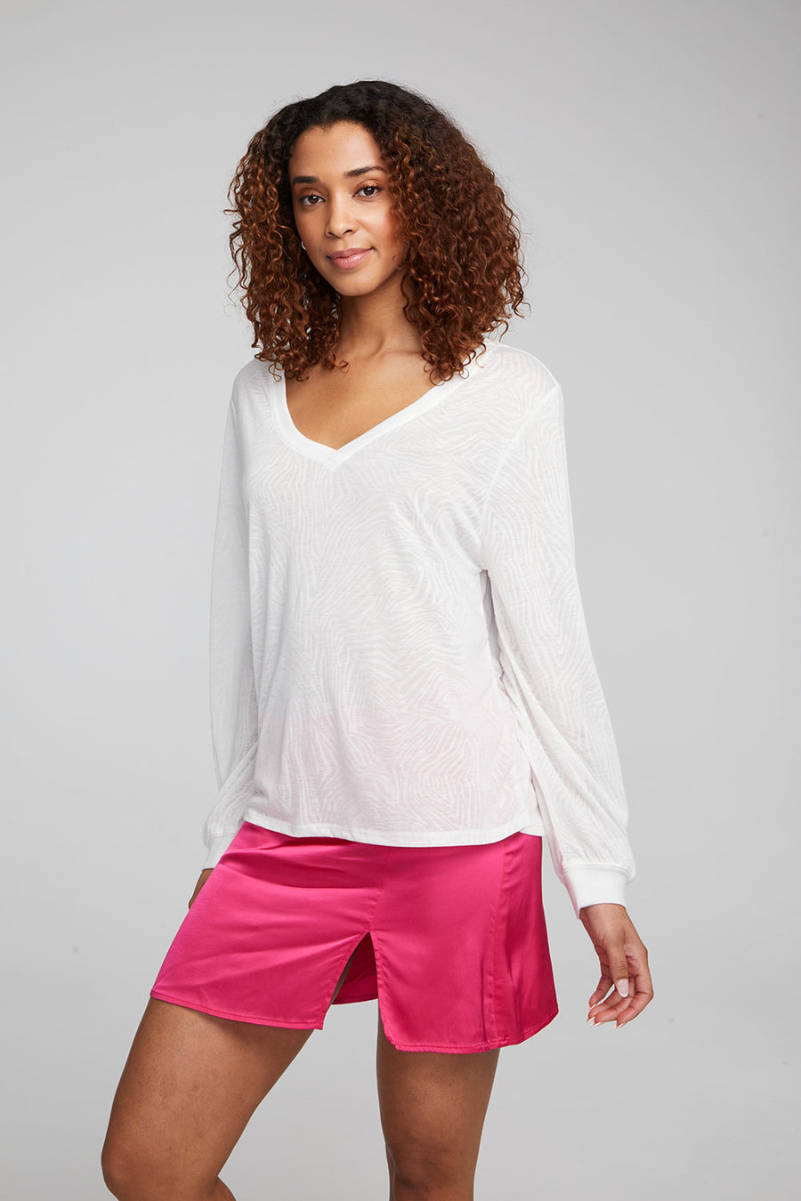 Kara Bright White Long Sleeve WOMENS chaserbrand