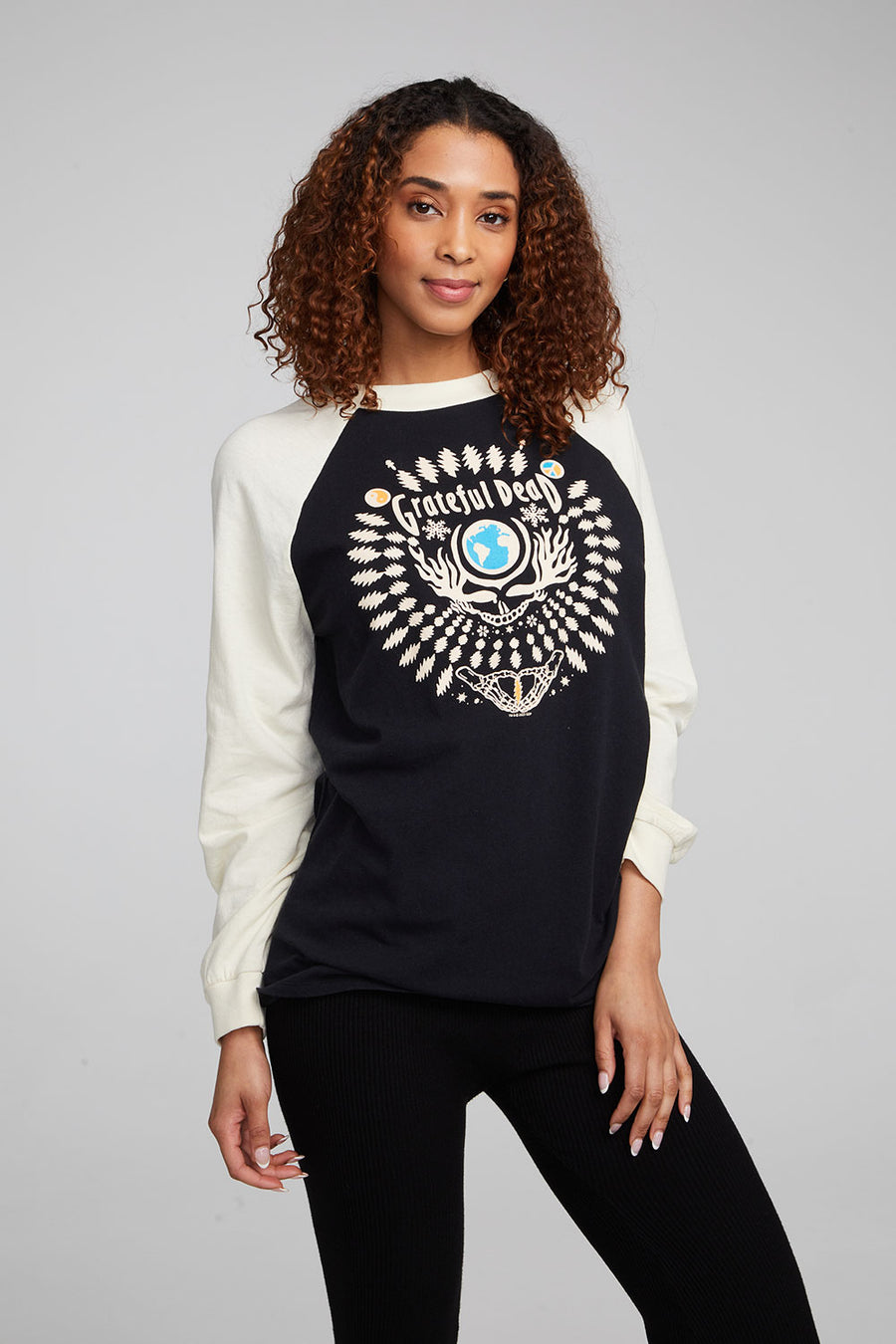 Grateful Dead Skull And Roses Truckee Tunic Pullover WOMENS chaserbrand