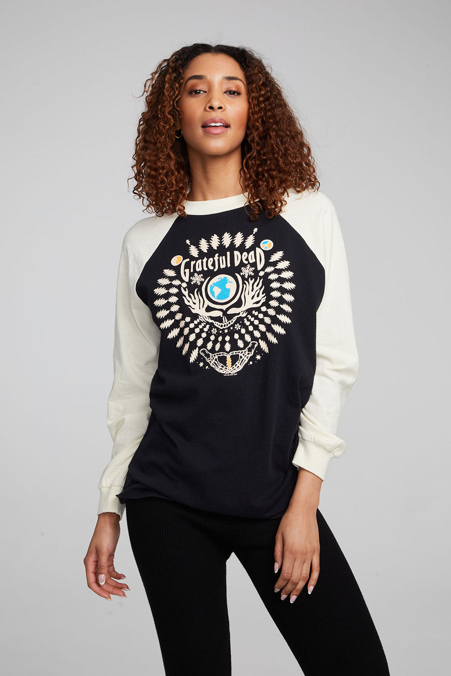 Grateful Dead Skull And Roses Truckee Tunic Pullover WOMENS chaserbrand