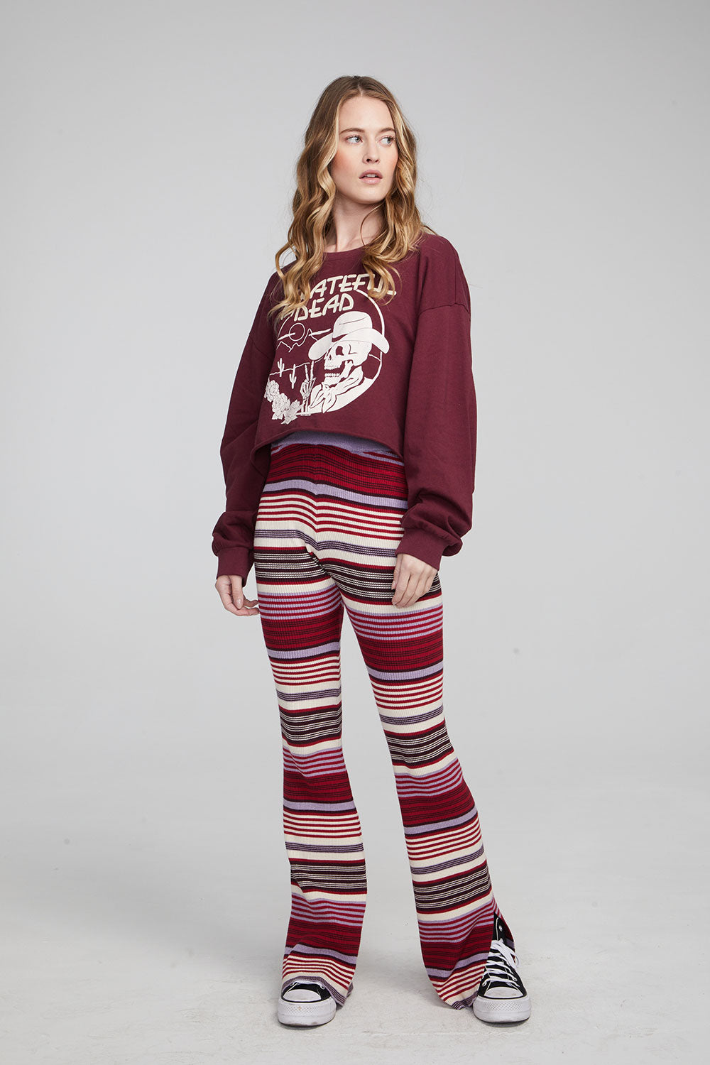 Grateful Dead Desert Skeleton Long Sleeve WOMENS chaserbrand