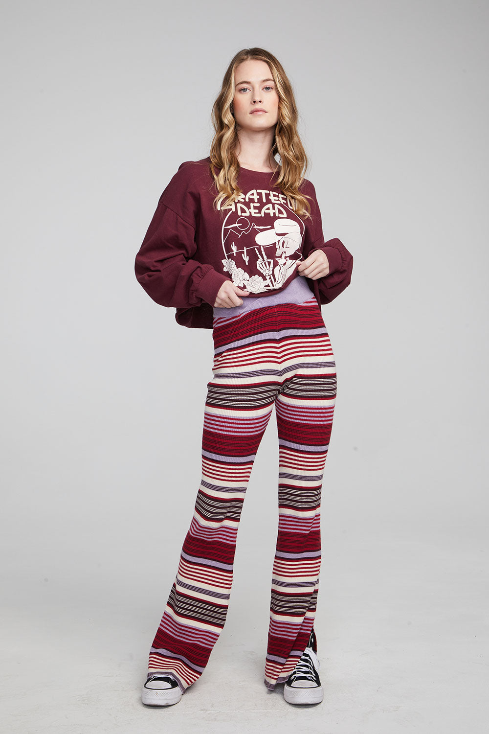 Grateful Dead Desert Skeleton Long Sleeve WOMENS chaserbrand