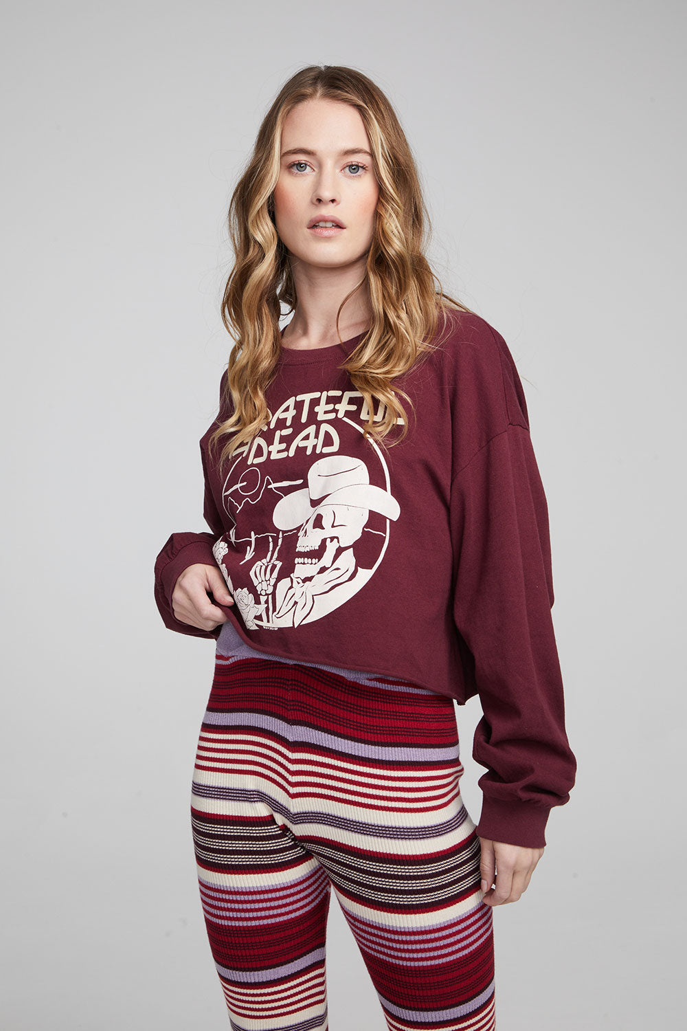 Grateful Dead Desert Skeleton Long Sleeve WOMENS chaserbrand