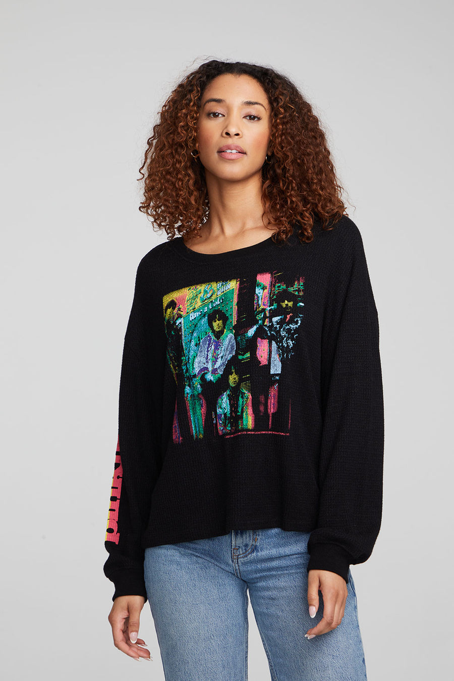 Pink Floyd Psychedelic Poster Long Sleeve WOMENS chaserbrand