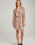 Paxton Python Print Mini Dress WOMENS chaserbrand