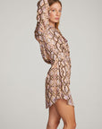 Paxton Python Print Mini Dress WOMENS chaserbrand