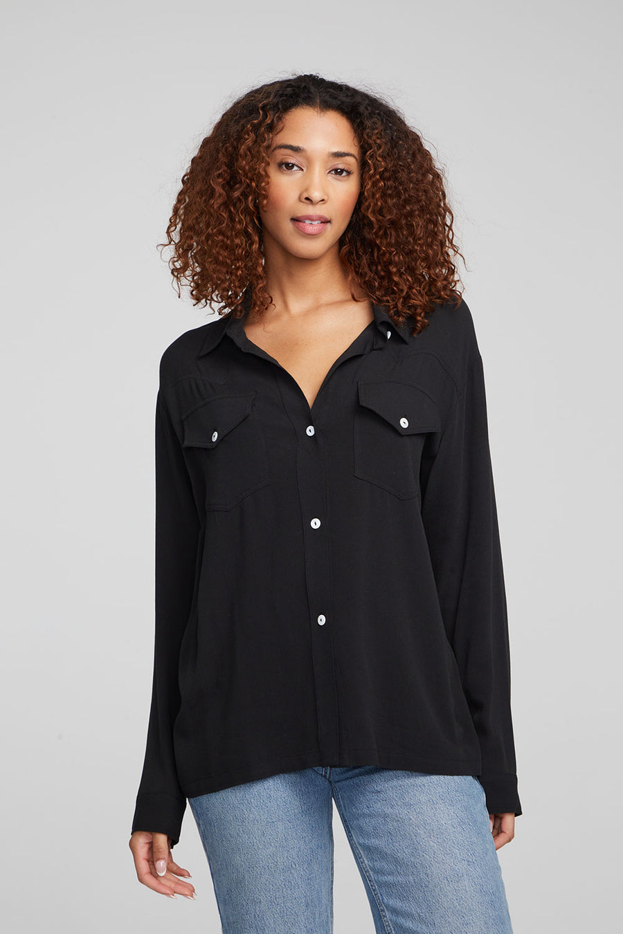 Penmar Shadow Black Blouse WOMENS chaserbrand