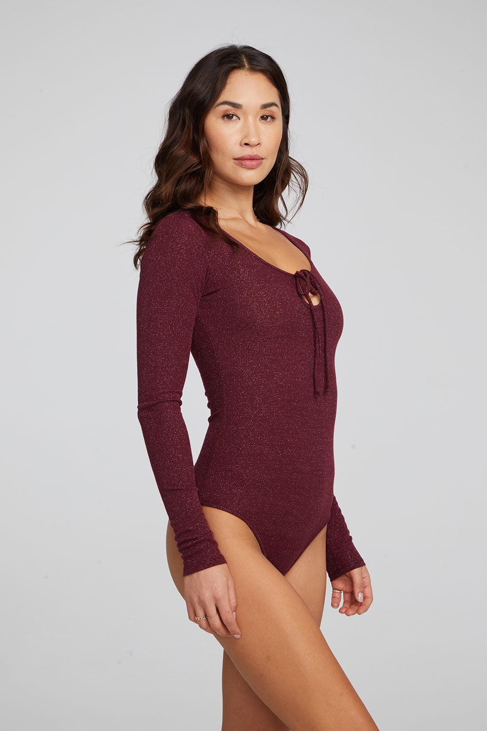 Spelly Wine Red Bodysuit WOMENS chaserbrand
