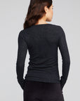 Drifter Shadow Black Henley WOMENS chaserbrand