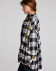 AC/DC High Voltage Flannel Button Down WOMENS chaserbrand