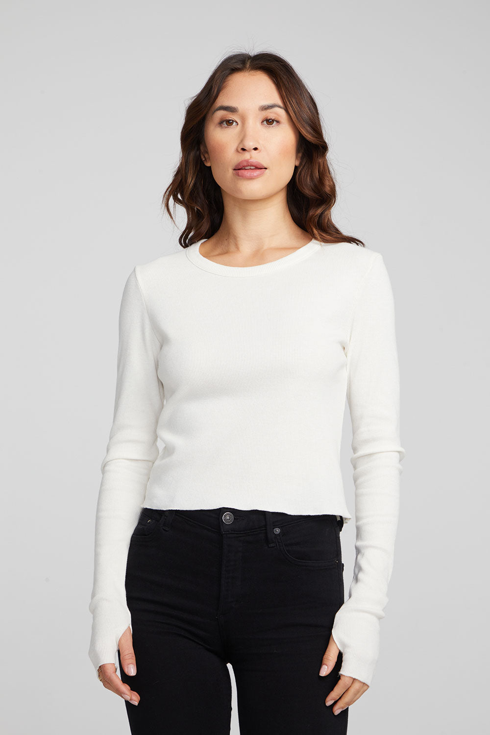 Moonlight Bright White Long Sleeve WOMENS chaserbrand