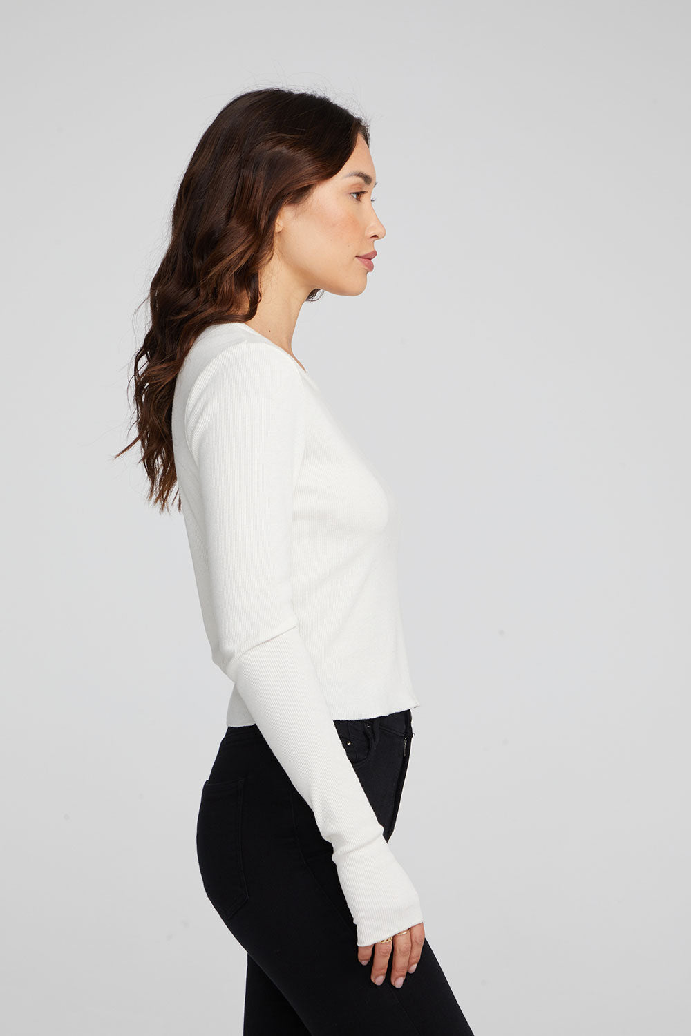 Moonlight Bright White Long Sleeve WOMENS chaserbrand