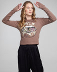 Paisley Lips Long Sleeve WOMENS chaserbrand