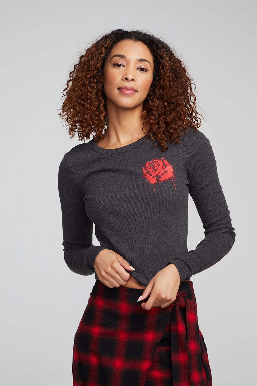 Drippy Rose Long Sleeve WOMENS chaserbrand