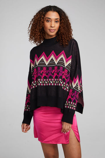 Grateful Dead Fair Isle Bears Sweater WOMENS chaserbrand