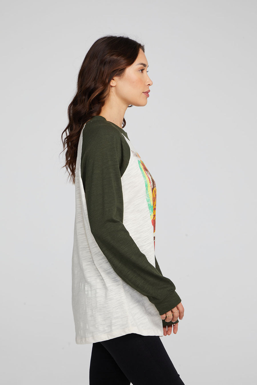Bob Marley Rastaman Vibration Baseball Tee WOMENS chaserbrand