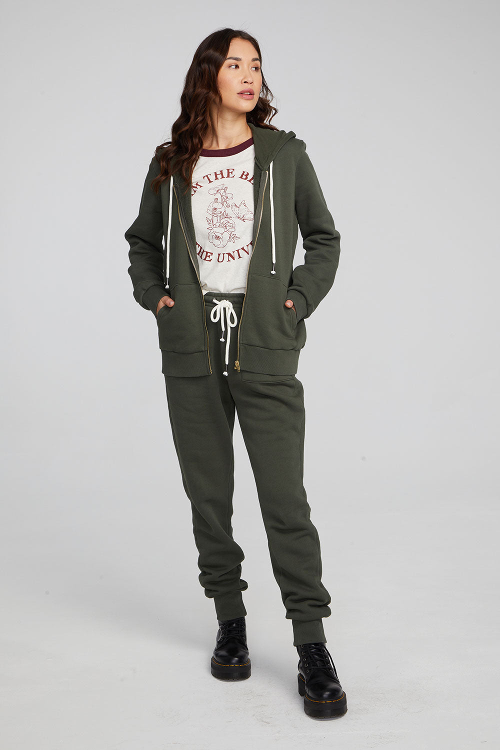 Lex Forest Night Zip Up Hoodie WOMENS chaserbrand