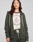 Lex Forest Night Zip Up Hoodie WOMENS chaserbrand