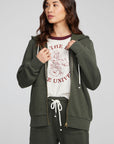 Lex Forest Night Zip Up Hoodie WOMENS chaserbrand