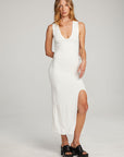 Goldy White Maxi Dress WOMENS chaserbrand
