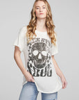 Skull And Flowers Tee WOMENS chaserbrand