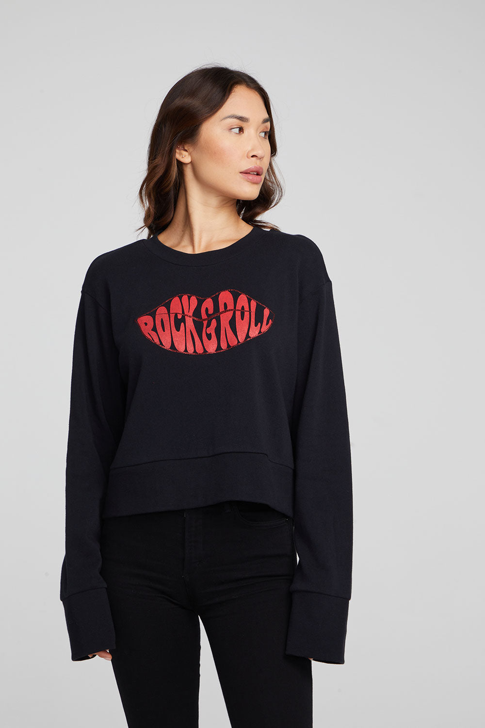 Rock'n'Roll Lips Long Sleeve WOMENS chaserbrand