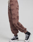 Allover Leopards Fleece Joggers WOMENS chaserbrand