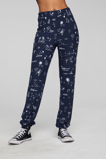 Cali Allover Icons Bottoms WOMENS chaserbrand