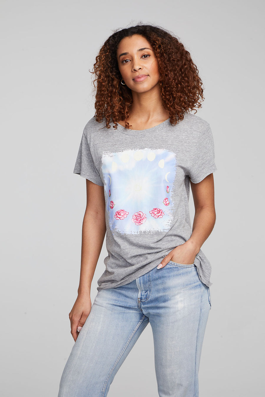 Moon and Roses Tee WOMENS chaserbrand
