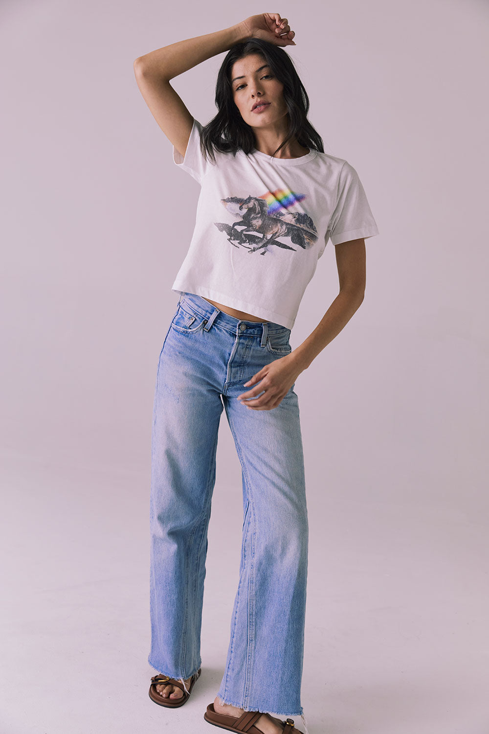 Stallion  Embroidery Tee Womens chaserbrand