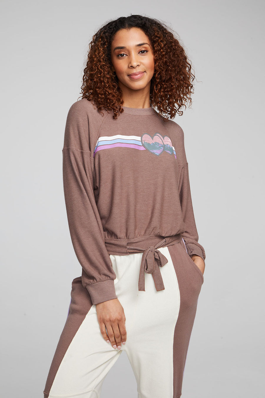 Camping Hearts Top WOMENS chaserbrand