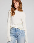 Nyla Starry White Blouse WOMENS chaserbrand